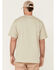 Image #4 - Hawx Men's Solid Taupe Force Heavyweight Short Sleeve Work Pocket T-Shirt, Taupe, hi-res