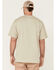 Image #4 - Hawx Men's Solid Taupe Force Heavyweight Short Sleeve Work Pocket T-Shirt , Taupe, hi-res