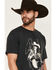 Image #2 - Wrangler Men's Riley Green Short Sleeve Graphic T-Shirt, Black, hi-res