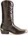 Image #2 - Laredo Men's Lizard Print Western Boots - Pointed Toe, Black, hi-res