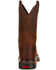 Rocky Men's Original Ride Western Work Boots - Square Toe, Dark Brown, hi-res