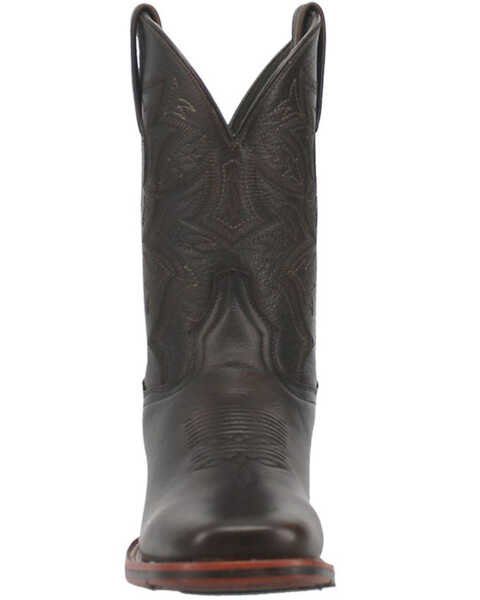 Image #4 - Dan Post Men's Stockman Western Performance Boots - Broad Square Toe, Brown, hi-res