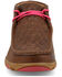 Image #4 - Twisted X Women's Tough Enough to Wear Pink Chukka Driving Mocs, Brown, hi-res