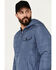 Image #2 - Brothers and Sons Men's Calhoun Anorak Insulated Hooded Jacket, Indigo, hi-res