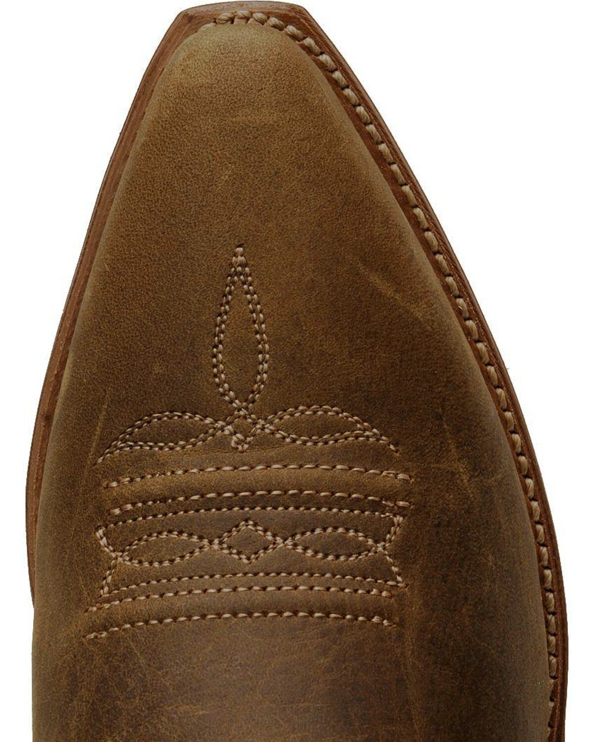 Image #6 - Abilene Men's Distressed Leather Western Boots - Snip Toe, Distressed, hi-res