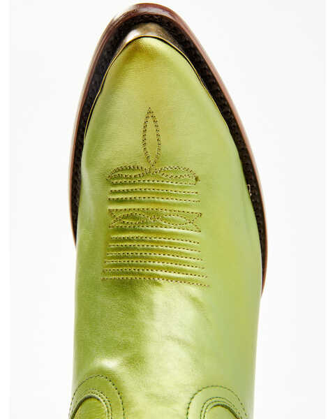Image #6 - Idyllwind Women's Envy Metallic Fashion Leather Western Booties - Medium Toe , Green, hi-res