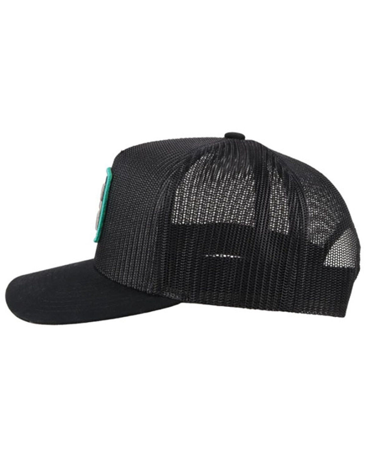 Image #4 - Hooey Men's Zenith Logo Patch Trucker Cap, Black, hi-res