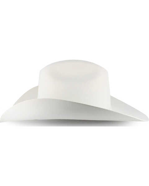 Serratelli Men's 6X Beaver Fur Felt Cowboy Hat, White, hi-res
