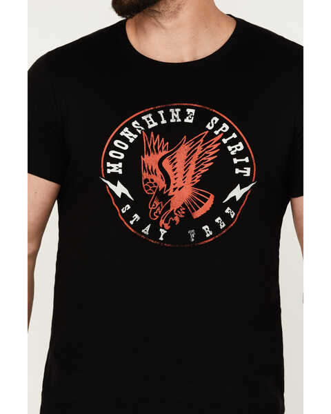 Image #3 - Moonshine Spirit Men's Eagle Short Sleeve Graphic T-Shirt, Black, hi-res