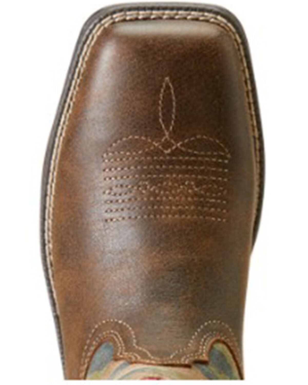 Image #4 - Ariat Women's Anthem Shortie Performance Western Boots - Square Toe, Brown, hi-res