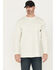 Image #1 - Ariat Men's FR Pima Long Sleeve Pocket Work T-Shirt, Grey, hi-res