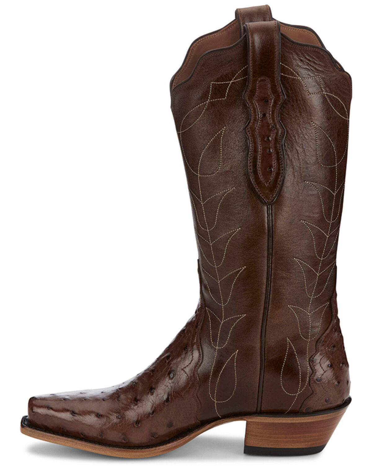 Image #3 - Tony Lama Women's Boot Barn Exclusive Kango Tobac Exotic Ostrich Western Boots - Snip Toe, Brown, hi-res