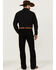 Image #3 - RANK 45® Men's Houston Stretch Stackable Straight Jeans, Black, hi-res