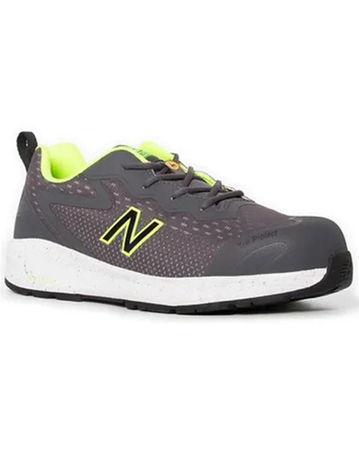 New Balance Men's Logic Lace-Up Work Shoes - Composite Toe, Grey, hi-res