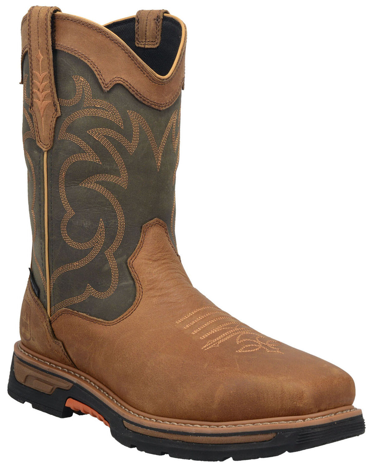 dan post square toe work boots