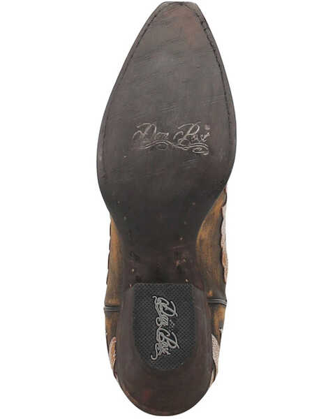 Image #7 - Dan Post Women's Ndulgence Leather Boot - Snip Toe, Brown, hi-res