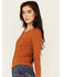 Image #2 - Idyllwind Women's Rambling Long Sleeve Button-Down Shirt, Caramel, hi-res