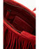 Image #4 - Idyllwind Women's Camarillo Suede Fringe Crossbody Bag, Red, hi-res