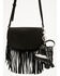 Image #2 - Shyanne Aurora Mini Hair-On Bucket Coin Purse Bag Charm, Black, hi-res