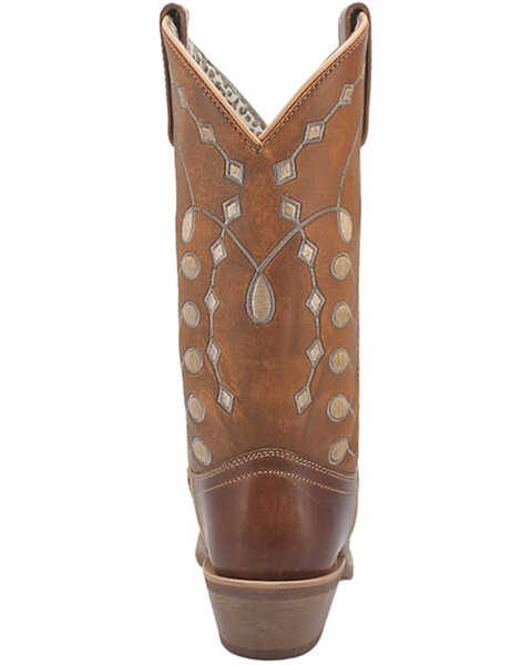 Image #5 - Laredo Women's Letty Western Boots - Square Toe, Tan, hi-res