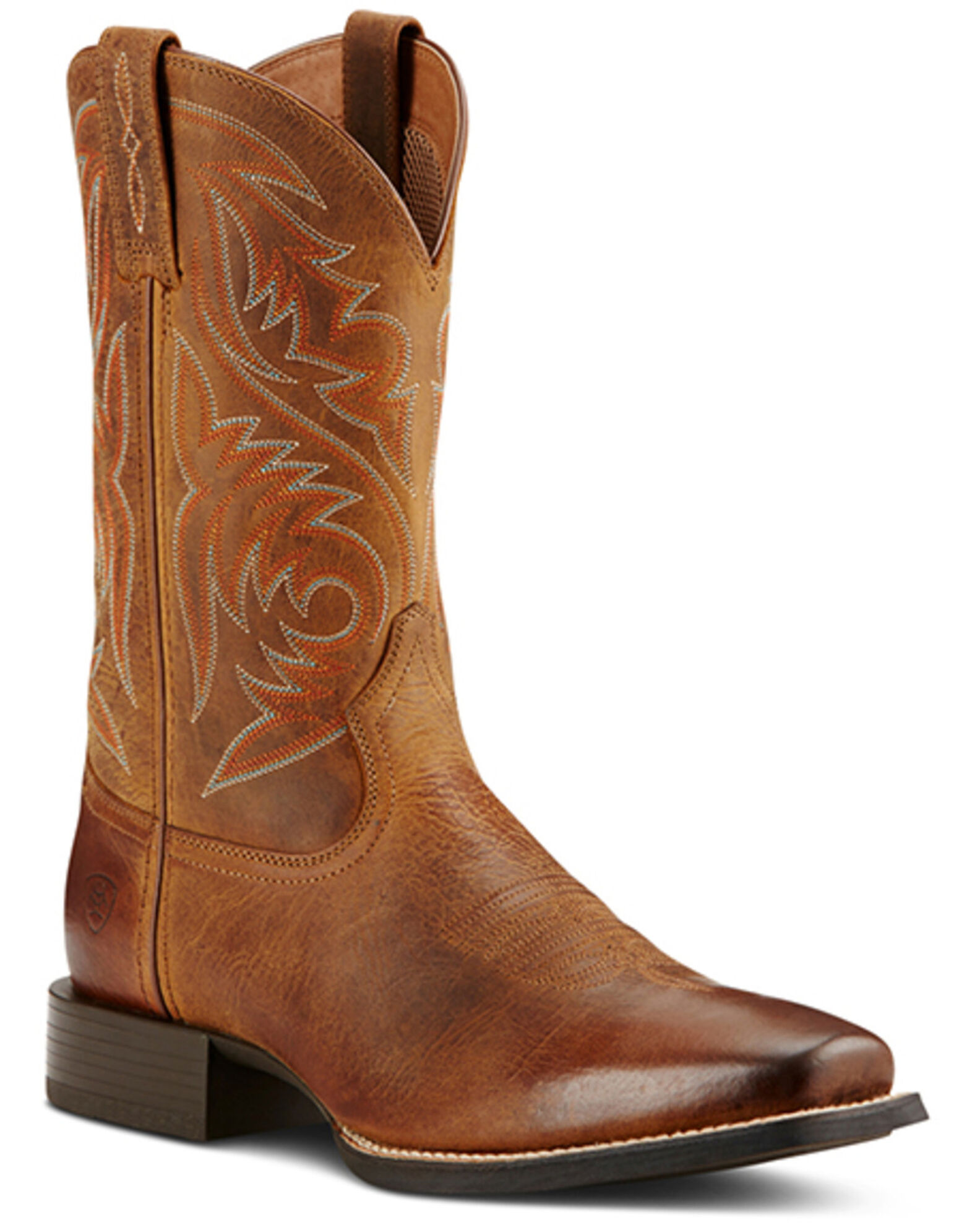 Image #2 - Ariat Men's Sport Herdsman Western Performance Boots - Square Toe, Brown, hi-res