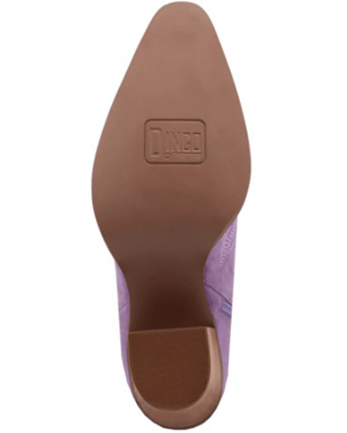 Image #7 - Dingo Women's Wild Sage Suede Fringe Western Booties - Round Toe, Purple, hi-res