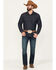 Image #1 - Ariat Men's M8 Morro Brawley Dark Wash Modern Slim Tapered Jeans, Blue, hi-res