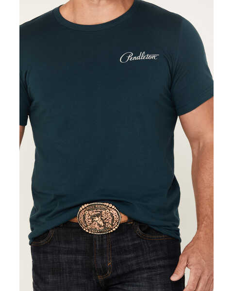 Image #3 - Pendleton Men's Harding Star Short Sleeve Graphic T-Shirt, Indigo, hi-res