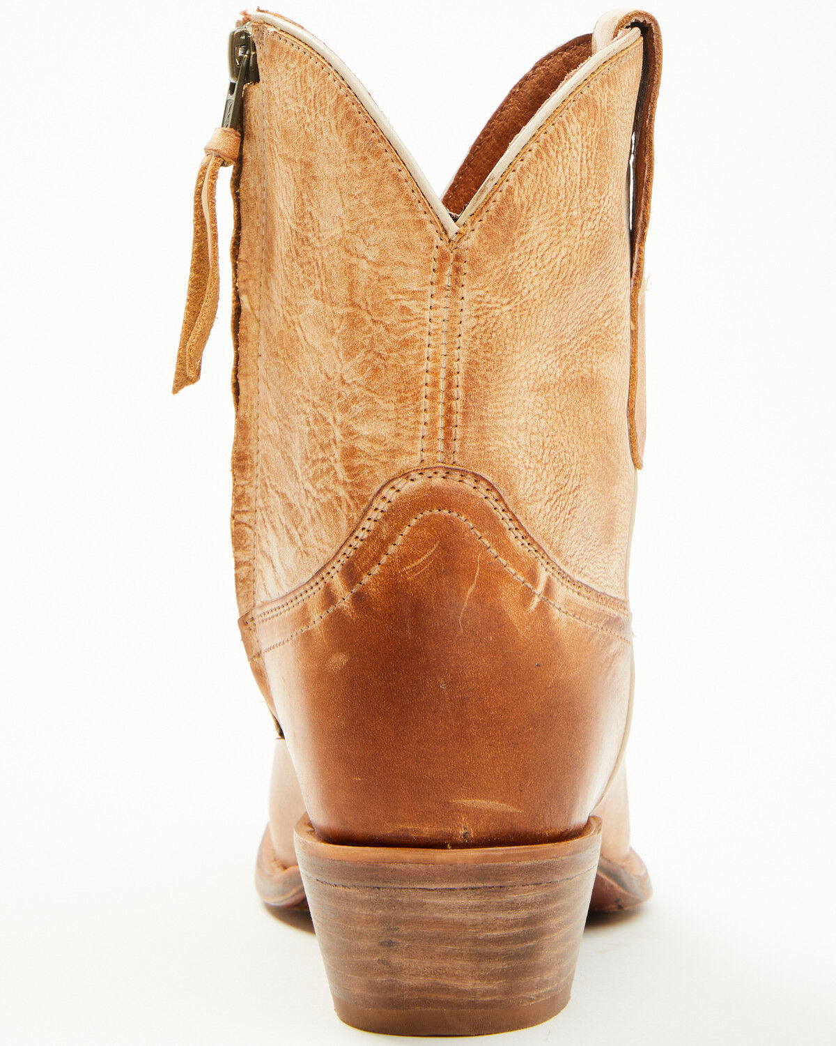 Image #5 - Cleo + Wolf Women's Fern Western Booties - Square Toe, Tan, hi-res