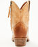Image #5 - Cleo + Wolf Women's Fern Western Booties - Square Toe, Tan, hi-res