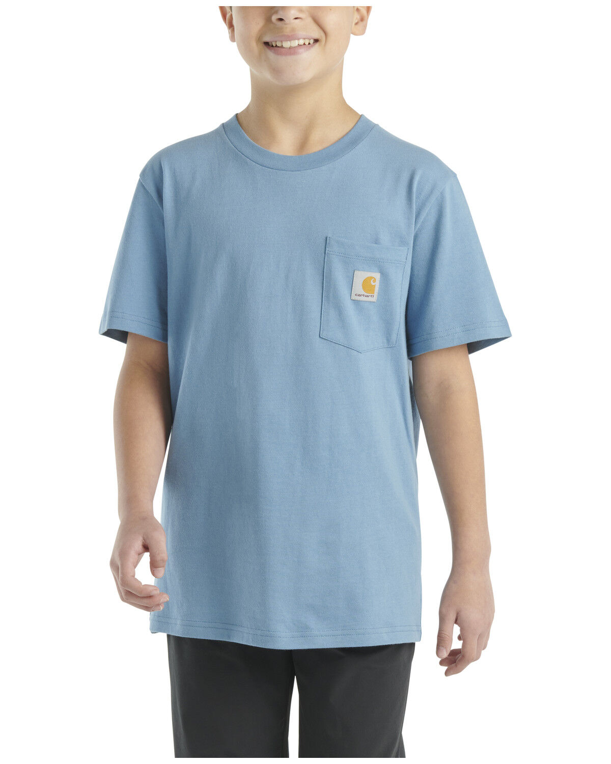 Image #2 - Carhartt Little Boys' Truck Graphic Short Sleeve Graphic T-Shirt, Blue, hi-res