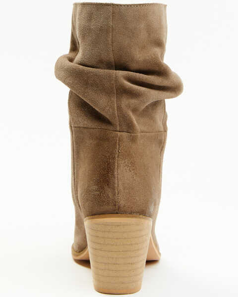 Image #5 - Cleo + Wolf Women's Dani Western Booties - Pointed Toe, Taupe, hi-res