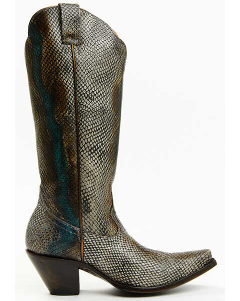 Image #2 - Idyllwind Women's Strut Snake Print Leather Western Boots - Snip Toe , Multi, hi-res