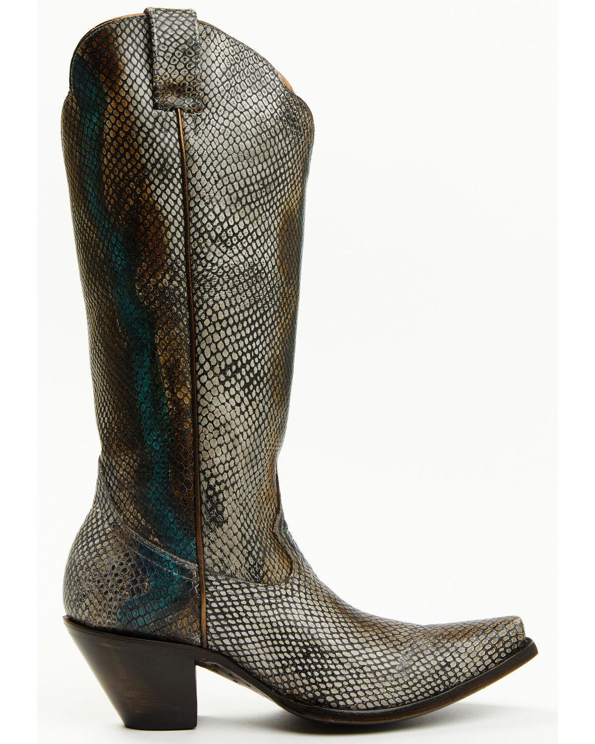 Image #2 - Idyllwind Women's Strut Snake Print Leather Western Boots - Snip Toe, Multi, hi-res