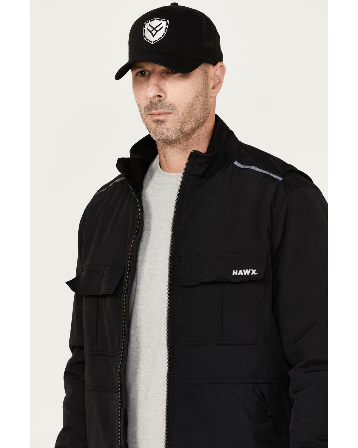Image #2 - Hawx Men's Extreme Cold Work Jacket, Black, hi-res