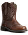 Ariat Women's Heritage Dapper Western Boots - Round Toe, Brown, hi-res