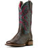 Image #3 - Ariat Women's San Angelo VentTEK 360 Performance Western Boots - Broad Square Toe, Chocolate, hi-res