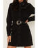 Image #3 - Idyllwind Women's Western Denim Belt Dress, Black, hi-res