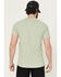 Image #4 - Carhartt Men's Force Relaxed Midweight Logo Pocket Short Sleeve Work T-Shirt, Sage, hi-res