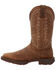 Image #3 - Durango Men's Rebel Performance Western Boots - Broad Square Toe, Brown, hi-res