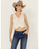 Image #2 - Shyanne Women's Beaded Lace Vest, Cream, hi-res