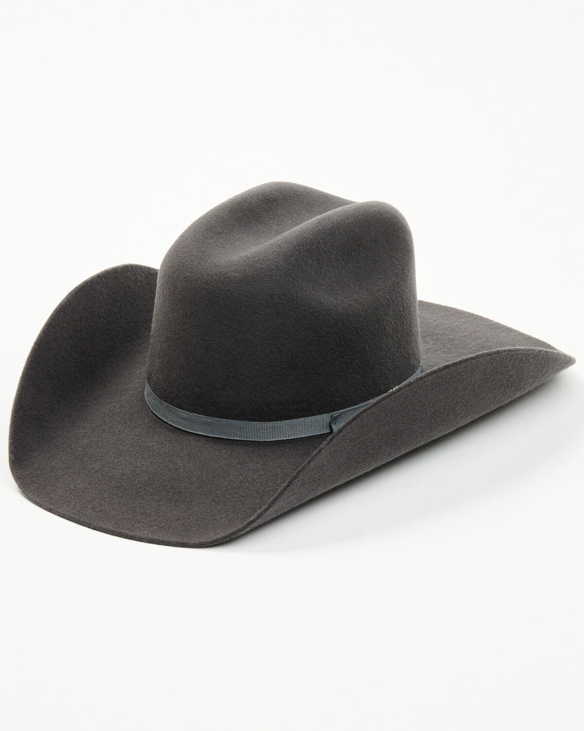 Image #1 - Justin Montana 3X Wool Felt Cowboy Hat, Dark Grey, hi-res
