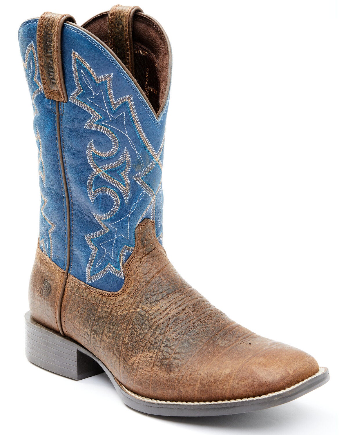 Durango Men's Boot Barn Exclusive Westward Western Performance Boots - Broad Square Toe, Brown, hi-res