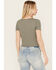 Image #4 - Moa Moa Women's Ribbed Corset Style Short Sleeve Top, Sage, hi-res