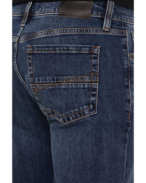 Image #4 - Brothers and Sons Men's Nightfall Dark Wash Slim Tapered Stretch Denim Jeans, Dark Wash, hi-res