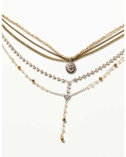 Image #1 - Shyanne Women's Champagne Chateau Multilayered Necklace, Multi, hi-res