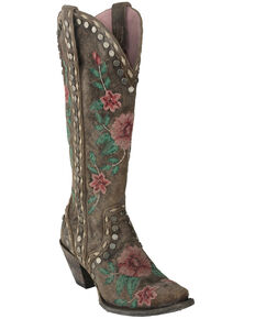 Junk Gypsy by Lane Women's Wild Stitch Western Boots - Snip Toe, Brown, hi-res