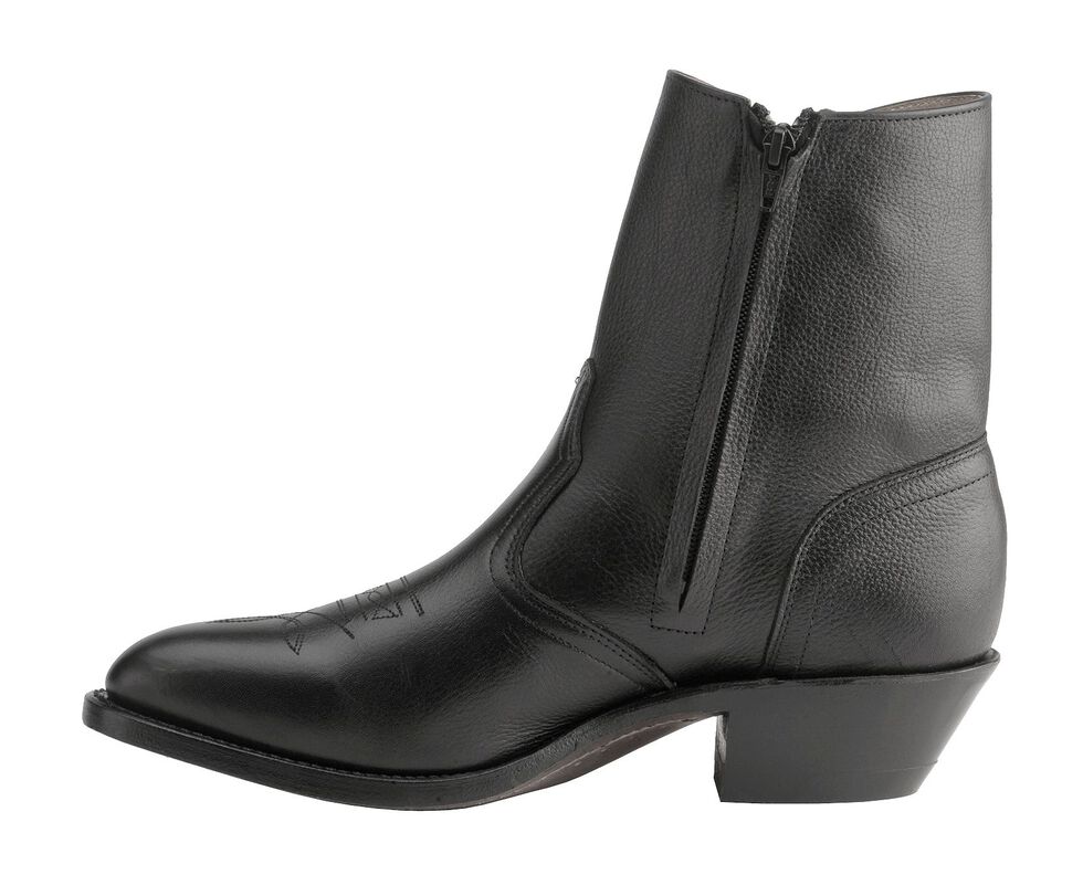 Boulet Men's 7" Western Zipper Boots Medium Toe Country Outfitter