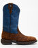 Image #2 - Brothers and Sons Men's Lite Performance Western Boots - Broad Square Toe, Blue, hi-res