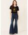 Image #2 - Paramount Network’s Yellowstone Women's Dutton Ranch Graphic Short Sleeve Tee, Black, hi-res